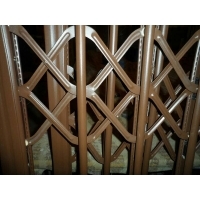 百德防盜網(純白中花)產品圖片與相冊 - 河南百德活動防護門窗